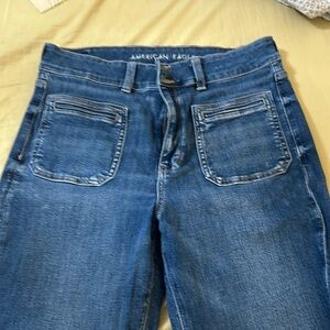 American Eagle patch pocket stretch flare